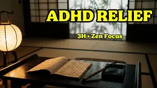 Japanese Zen Focus Music 🏮 Deep Concentration for Work & Study (ADHD Relief)