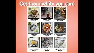 Pampered Chef - These items will be retiring on or before 8/31st! Available while supplies last!