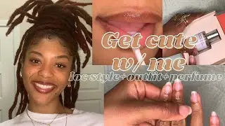GRWM: QUICK & EASY LOC STYLE + JEWERY & PERFUME| thequalityname