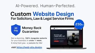 Law Firm Website Design | Solicitors Web Development | AI-Powered Legal Websites &pound;50/Month