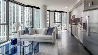 A Lakeshore East -06 2-bedroom model at the new luxury Cascade apartments