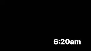 When your parents wake you up for school