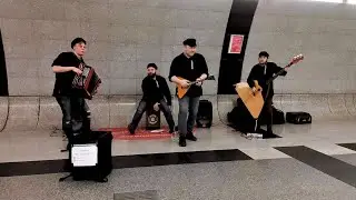#МузыкаВМетро. №7. #ОтчийКрай. Music in the Moscow subway.