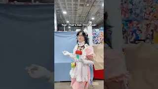 Oh&hellip;. He&rsquo;s a maid now&hellip; #maidcafe #animecon #animeexpo