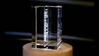 Anima Christi Prayer | 3D Engraved Crystal Gift Elegant Spiritual Keepsake - FSR92
