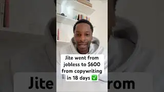From jobless to first client in 18 days #copywriting #copywriter #freelancecopywriter