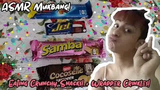LOFI ASMR| 🍫Snacks Mukbang!!🍫 Wrapper Crinkles, Mouth Sounds, Crunchy Snacks And Tapping!!