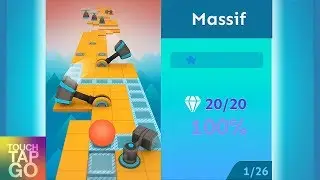 Rolling Sky Massif 100% Complete All Gems All Crowns
