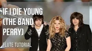 How to play If I Die Young by The Band Perry on Flute (Tutorial)