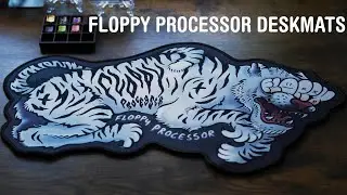Floppy Processor Deskmats Unboxing | the coolest deskmats you can buy