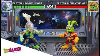 90s Toy Battle: Space Usagi vs Bucky O'Hare | 16-Bit Arcade Fight!