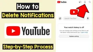 Удалить все уведомления YouTube | Удалить историю уведомлений YouTube | Очистить уведомления YouTube