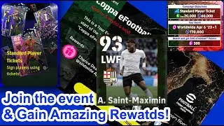 How to Coppa eFootball Italia Gain Amazing Rewards | POTW  | Standard Player Tickets | 500 Points