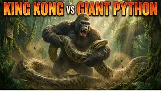 KING KONG vs GIANT PYTHON &ndash; BATTLE TO THE DEATH!