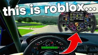I Tried Roblox Sim Racing with a Steering Wheel