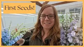 First Seed Starts for the 2026 Cut Flower Season + Greenhouse Tour