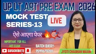MOCK TEST SERIES -13/updated and confussion free question /PYQ/#tgtpgtexam/by Jyoti chauhan maam