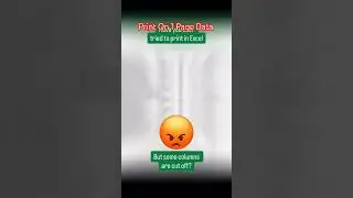 Print 🔥 All Data on 1 Page in Excel in Seconds | One Click Short Trick