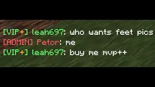Egirls on Hypixel be like..