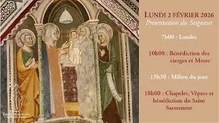 Les Laudes du lundi 2 février 2026