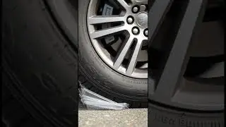 Car Tire Crushes Slime, Milk & Plastic 😱 | Oddly Satisfying ASMR #crushing #shorts