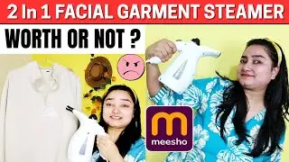 Facial Garment Steamer How To Use & Honest Review Hindi 🔥 Kapde Iron + Face Steam | Full Demo 