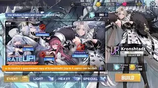 [Azur Lane - AL] Rolling for the new Shipgirls especially the UR Kronshtadt (Abyssal Refrain Event)