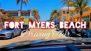 Driving Tour of Fort Myers Beach Florida | HD Scenic Coastal Drive 2025