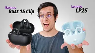 Baseus Bass 15 Clip vs Lenovo LP25 - Qual o melhor FONE para Comprar? Comparativo
