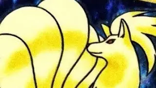 A careful restoration of a shadowless Ninetales Pok&eacute;mon card