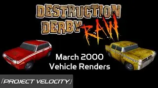 Destruction Derby Raw - March 2000 Vehicle Renders