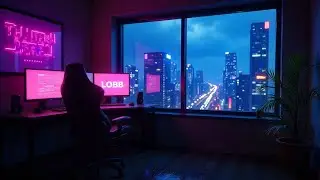 NEON LOBBY 🌃 Chill Background Music for Gaming & Streaming [No Copyright]