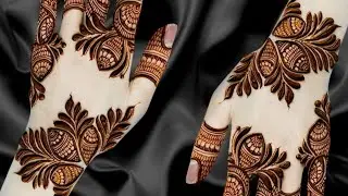 Doha Mehndi Designs For Back Hand ll Easy latest mehndi designs ll Beginner mehndi design for hand 