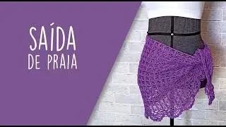 Saída de praia em crochê - Camila Fashion
