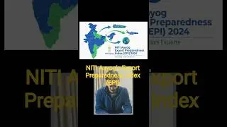 NITI Aayog's Export Preparedness Index (EPI) 2024, released in January 2026,#economyshorts#shorts