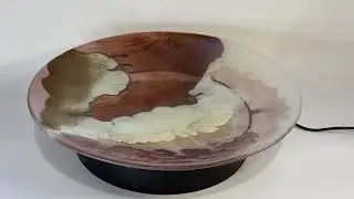 New at Vitreus Art Gallery - Sam Burke fused Glass Landscape Bowl