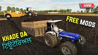 KHADE DA Tutorial | FREE MODS | Punjab Map #2 | Farming Simulator 25 Gameplay