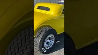 The not so Mellow Yellow Coupe.🫵🏼👀💯🆒🔥🔥🔥#shortvideo ,#hotrod ,#hotrodding #coupe
