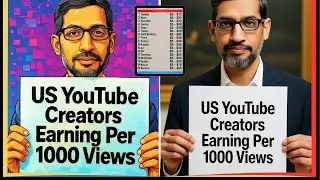 US YouTube Creators Make dollars per 1000 views!  YouTube Pay Per 1,000 Views by Niche US Creator