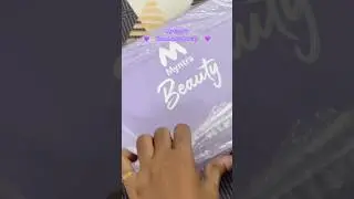 First Pr from Myntra beauty 🥹 #myntrabeauty #gethyped #asmr #myntrahaul #ytshorts #viral #myntra
