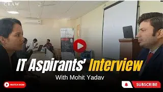 IT Aspirants Interview With Mohit Yadav | Cyber Security | Cyber Security Interview | Crawsec