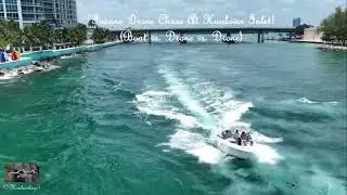 Insane Drone Chase At Haulover Inlet-Boat vs Drone vs Drone