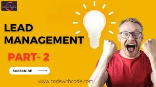 Lead Management Part  2  |  Choose Best Template | Code With Code