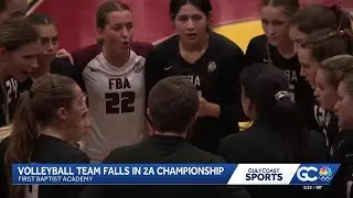 First Baptist Academy falls short in state volleyball championship
