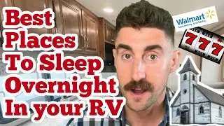 Best places to sleep overnight for FREE in your RV! Stealth Camping!