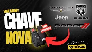 Como codificar / programar chave transponder RAM Jeep Dodge Chrysler