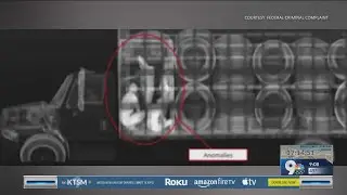 X-ray shows migrants hidden inside truck