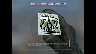 Sticker | Fnatic (Gold) | 2020 RMR (Showcase)