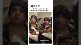 Natanzinho Lima fazendo pranchas para o show 😅👏