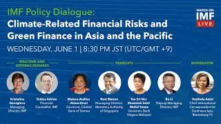 IMF Policy Dialogue: Climate-Related Financial Risks and Green Finance in Asia and the Pacific